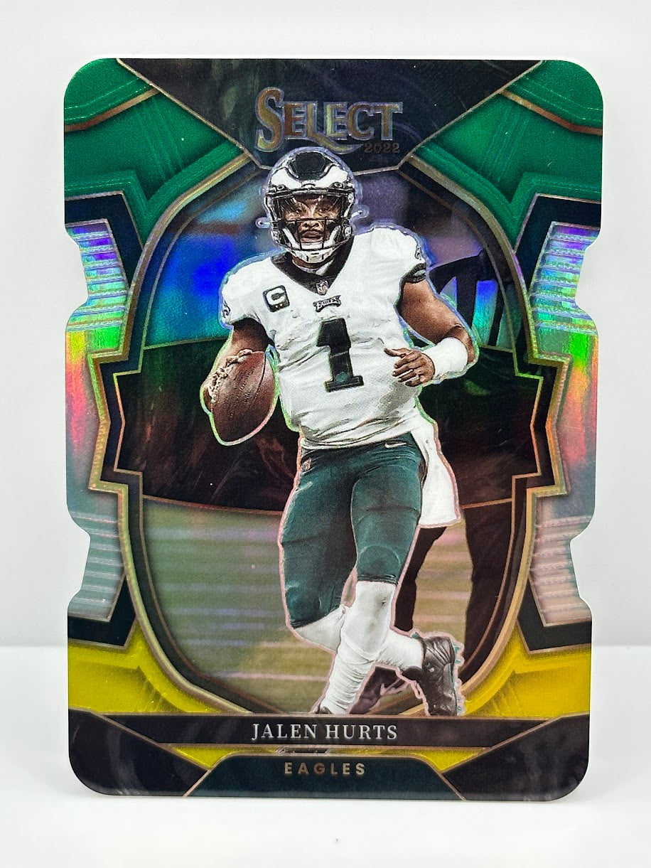 Jalen Hurts, Green & Yellow Die Cut