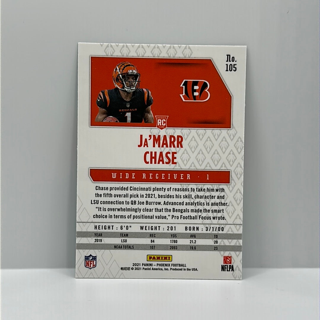 2021 Panini Phoenix Ja'Marr Chase Celestial SSP RC Exclusive Bengals