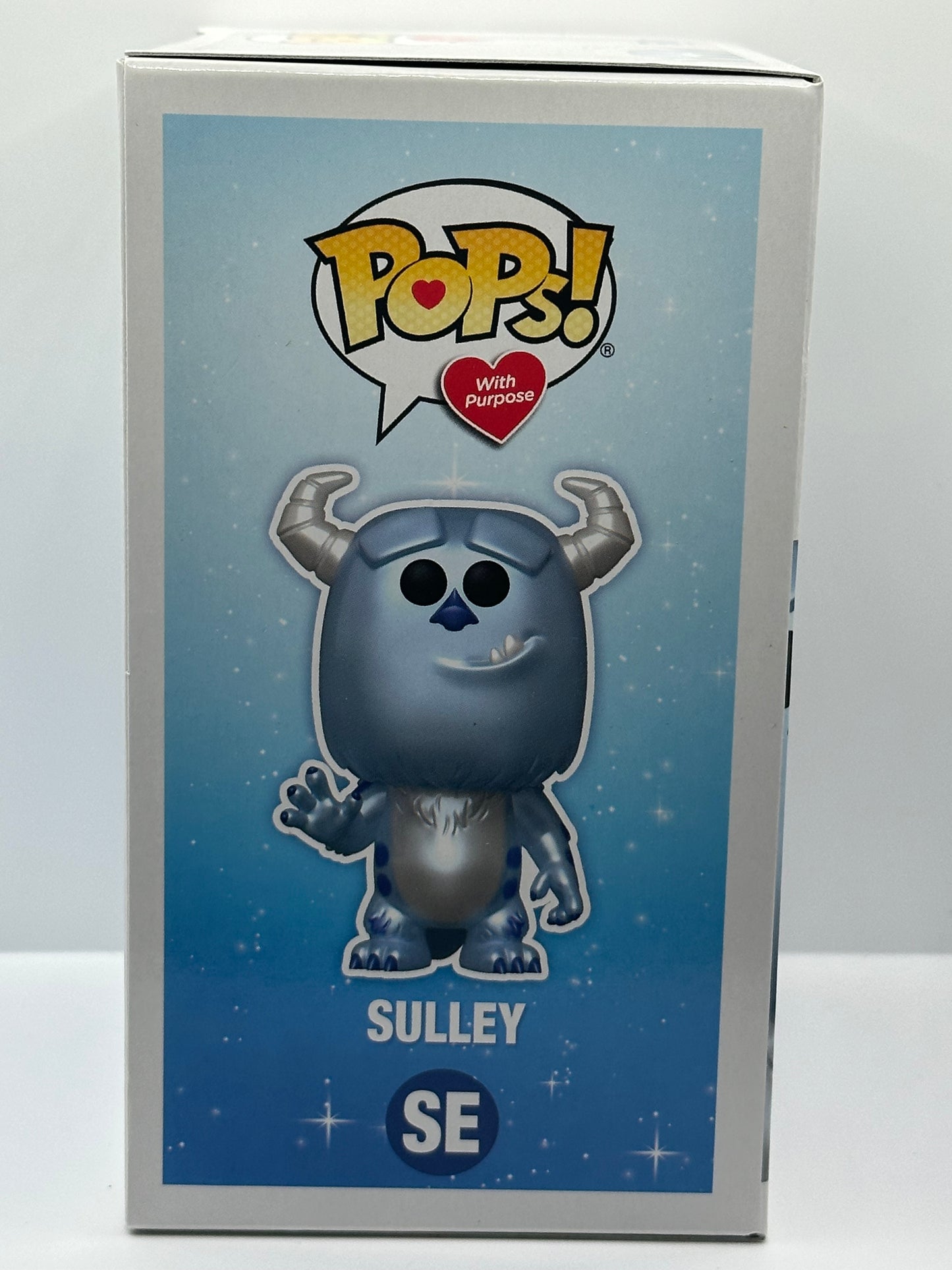 Sulley Funko POP! Disney Pixar #SE Blue Metallic Make A Wish Pops W/Purpose- NEW