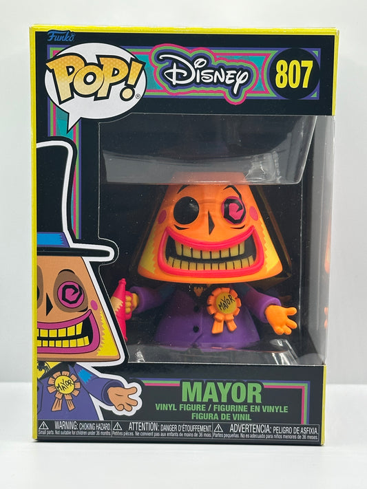 Funko Pop (Disney) The Nightmare Before Christmas • Mayor Blacklight #807 (NEW)