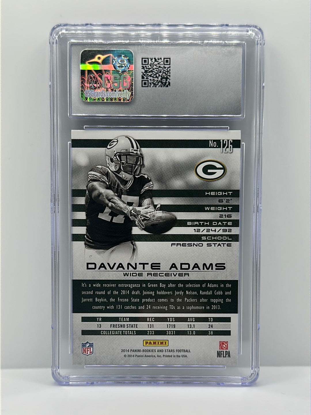 Davante Adams RC CGS 9.5